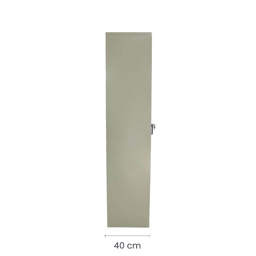 ARMARIO METAL 80CMX40CMX180CM BEIGE