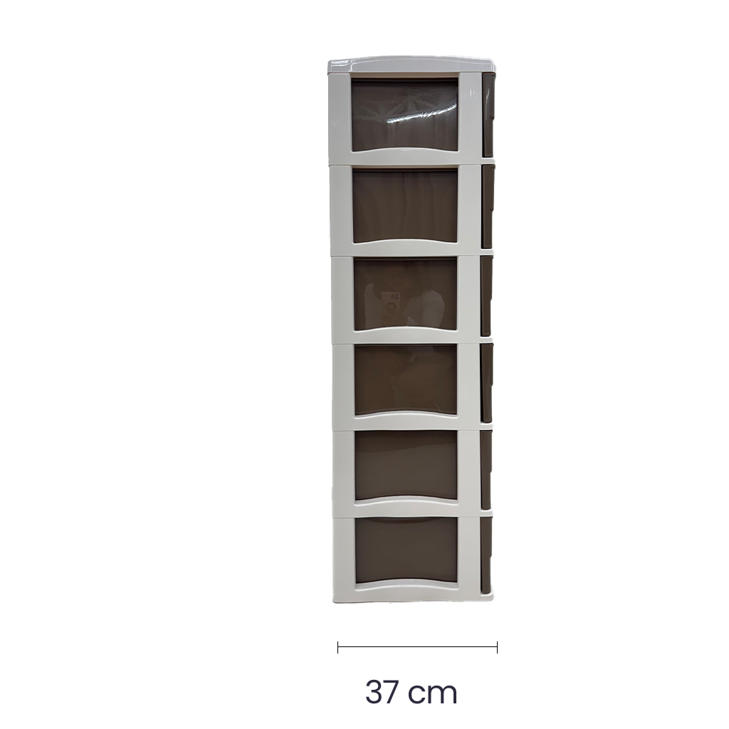 Gavetero plastico de 6 gavetas