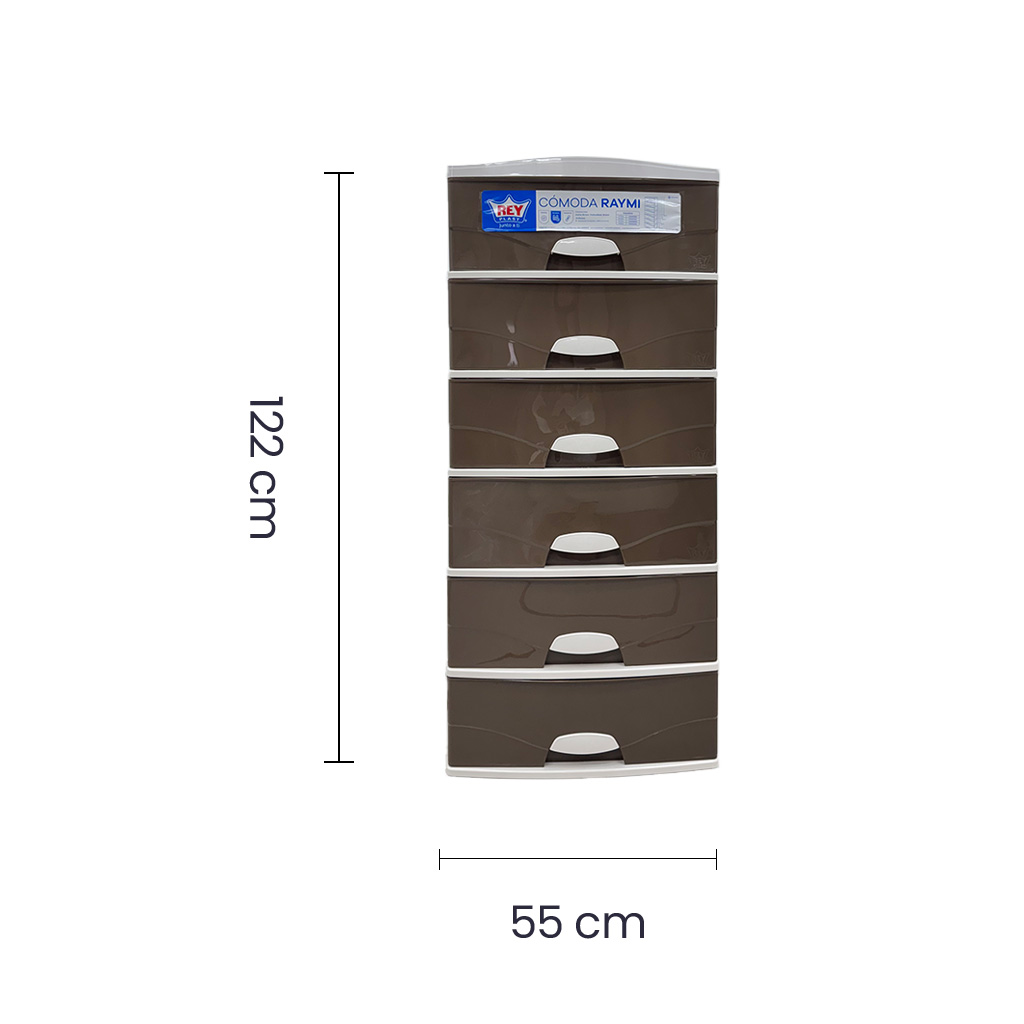 Gavetero plastico de 6 gavetas