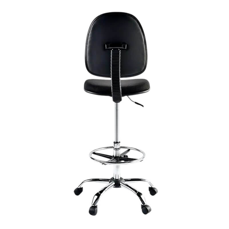 Silla tipo cajero tapizada en damasco