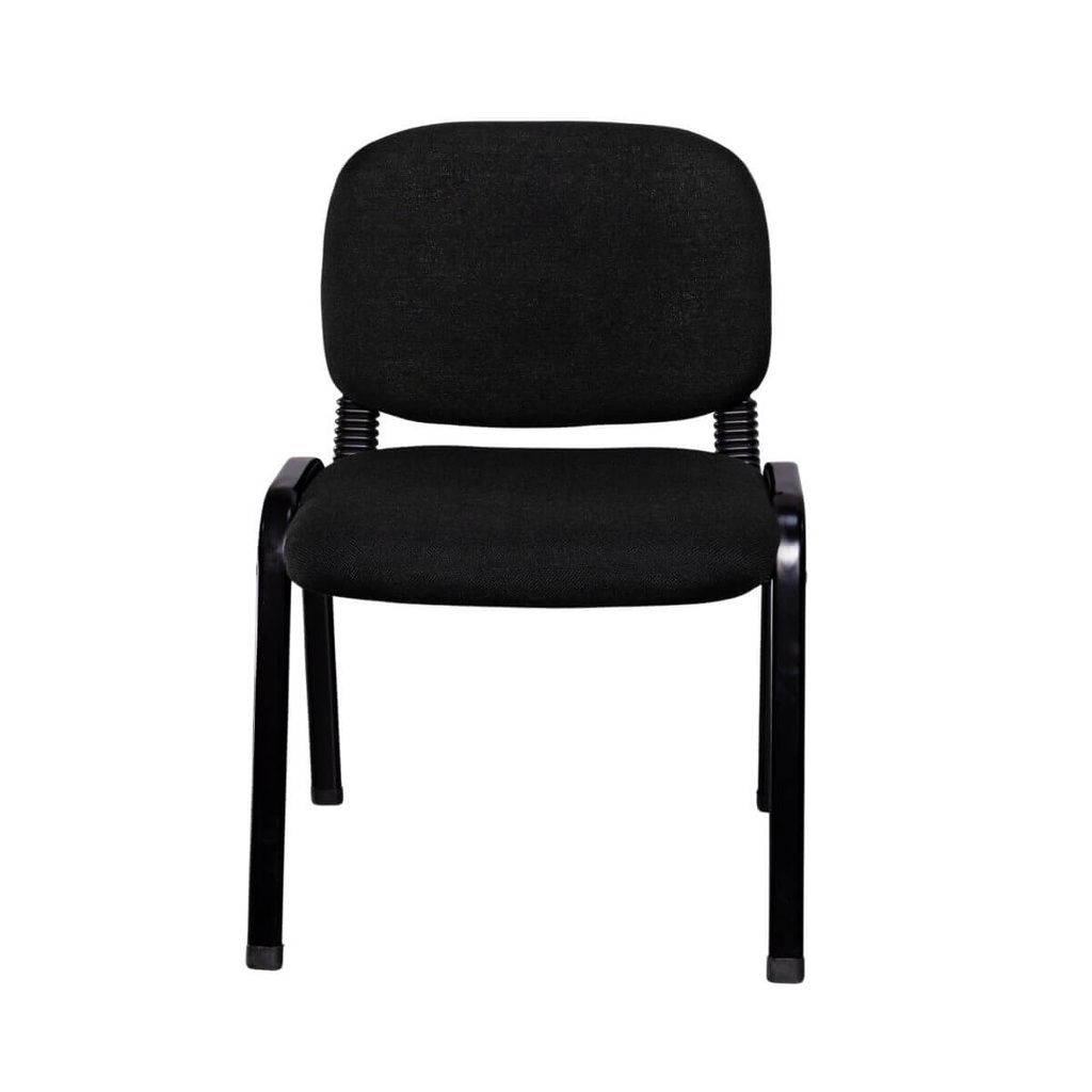Silla de espera en damasco negro