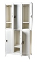 Locker tipo casillero metálico de 6 puertas