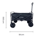 Carro plegable metal con tela negra