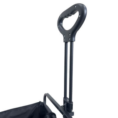 Carro plegable metal con tela negra