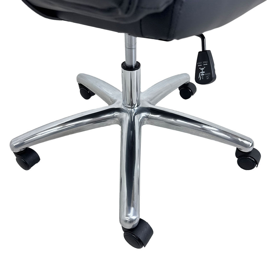 Silla Ejecutiva Vinilo Negro