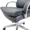Silla Ejecutiva Vinilo Negro