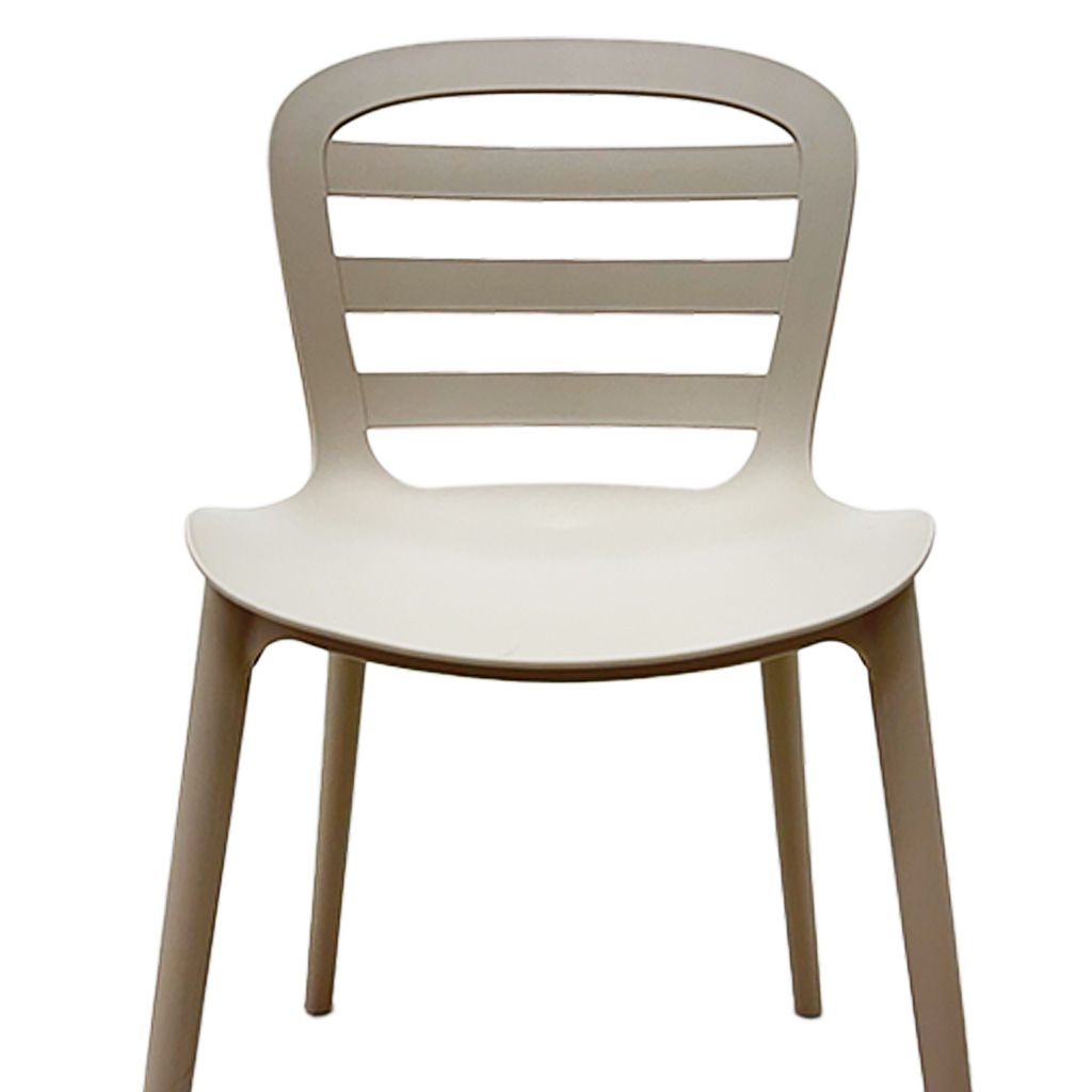 Silla Plástica Taupe