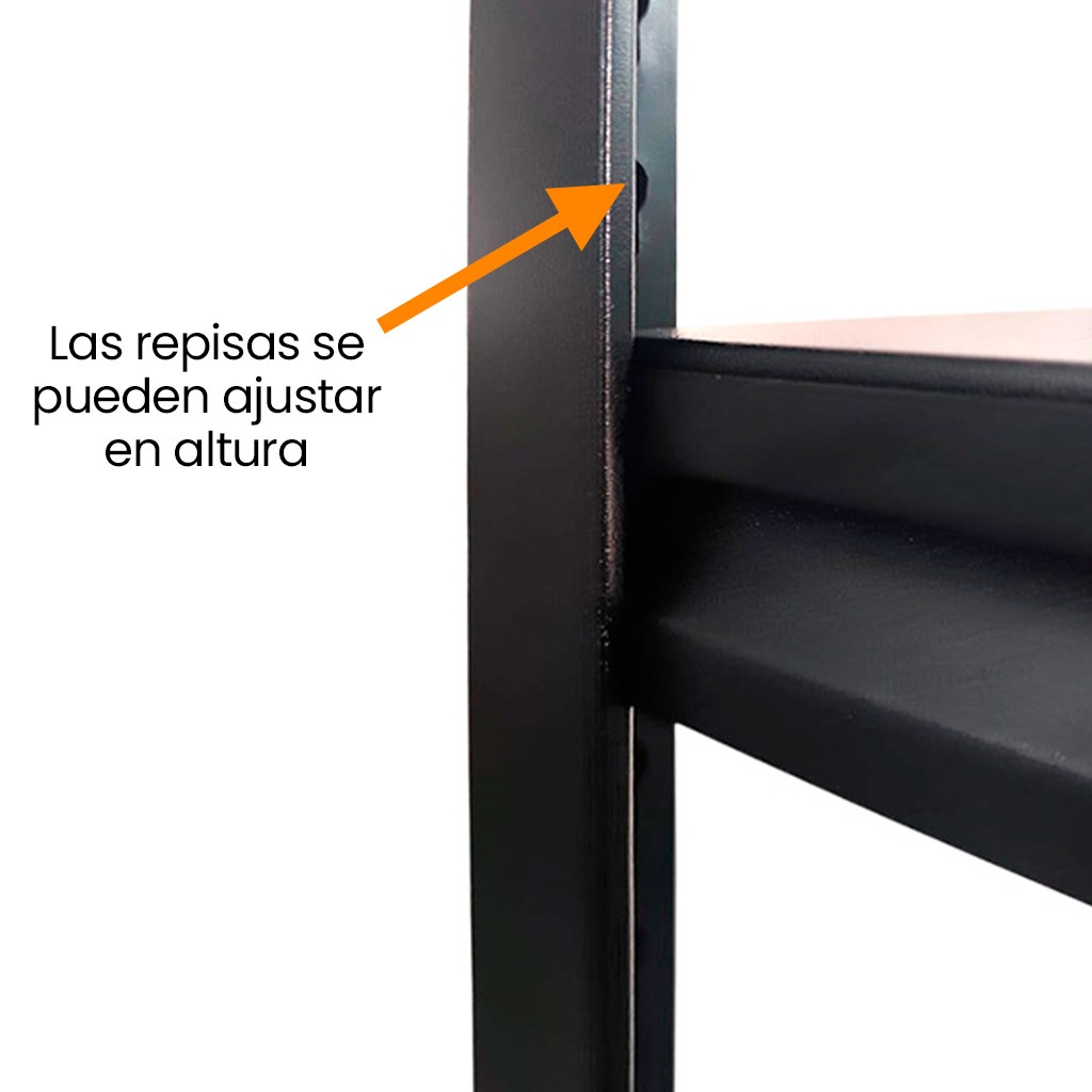 Estante de metal ajustable