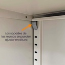 Armario metálico beige