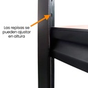 Estante metálico ajustable