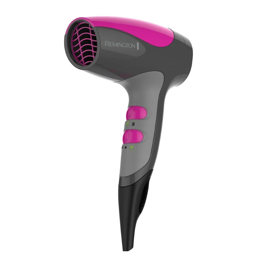 Remington secadora de cabello compacta ceramica turmalina gris 1875W D5000 (110) F - 1