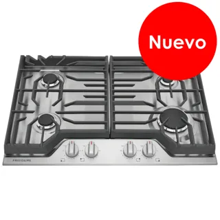 Frigidaire Plantilla De gas empotrable de 30" 4 quemadores Acero inoxidable FCCG3027AS - 1