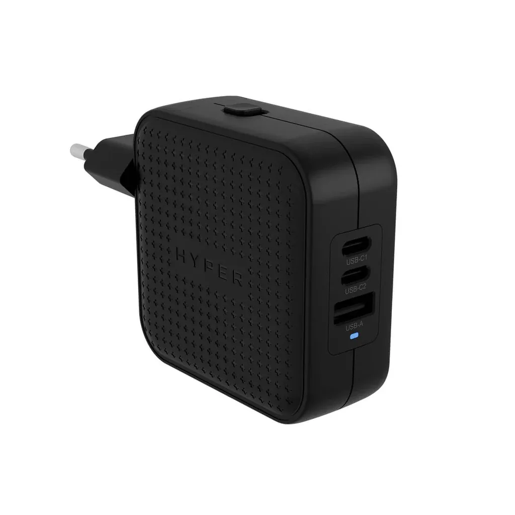 Targus Hyper juice cargador global 70W USB-C GaN en negro - HJ1003BKWWGL - 1