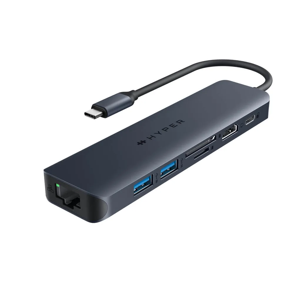 Targus hub hyper 7-Port USB-C azul noche - HD4003GL - 1