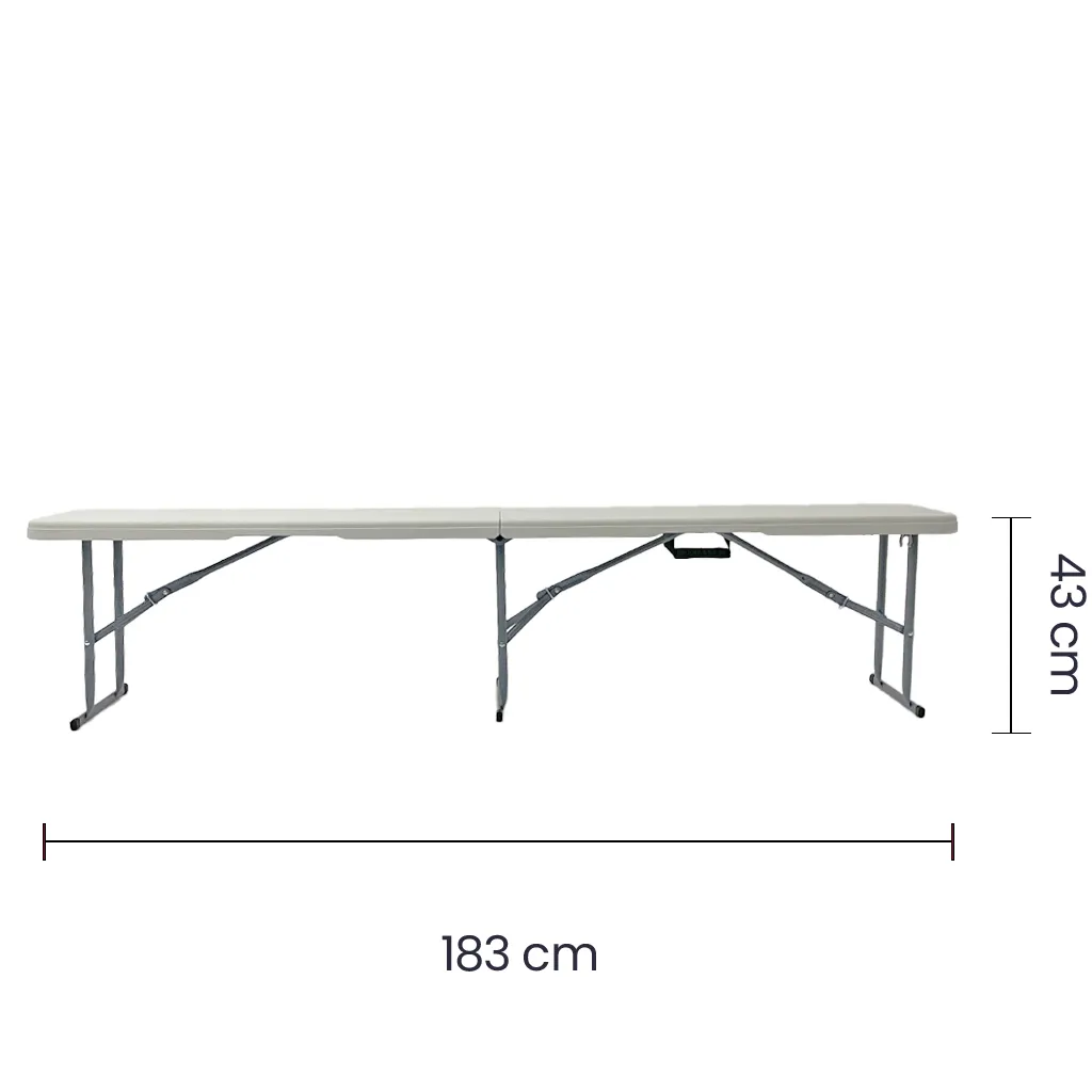 BANCO PLEGABLE 183CMX28CMX43CM - 2