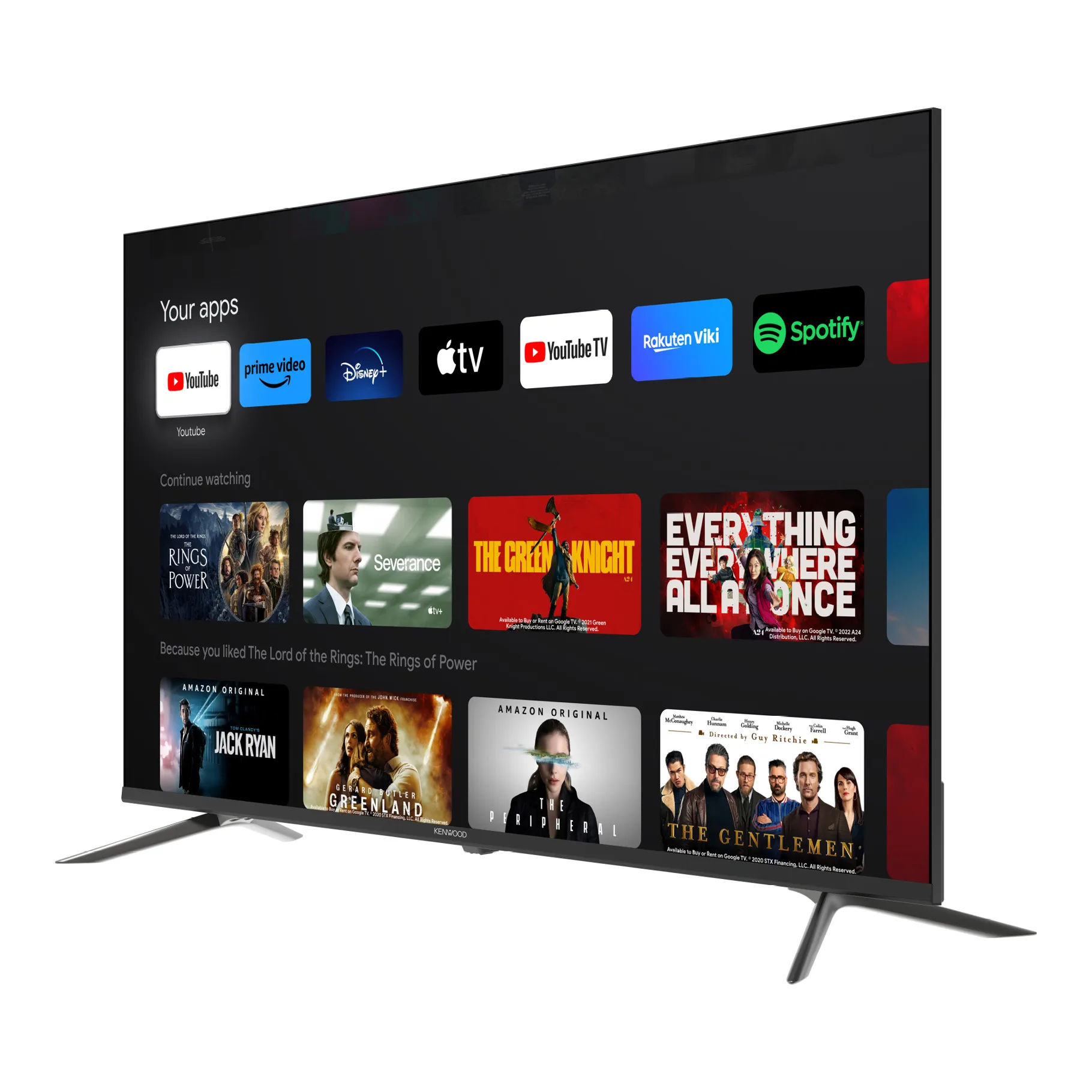 Kenwood televisor 50" UHD 4K - LTK-K50B53GN - 1