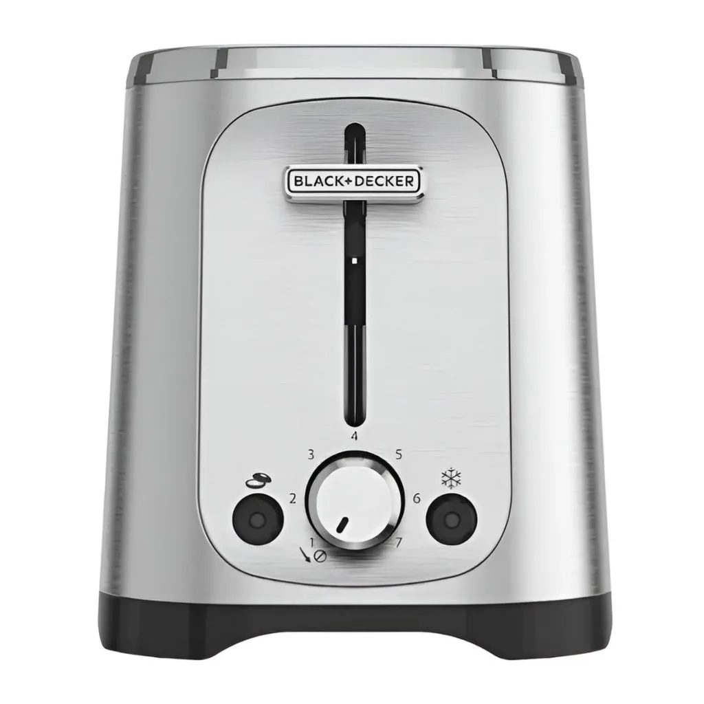 Black+Decker tostadora de pan 2 Rebanadas con 7 niveles ajustables - TR1227-0SDLA - 1
