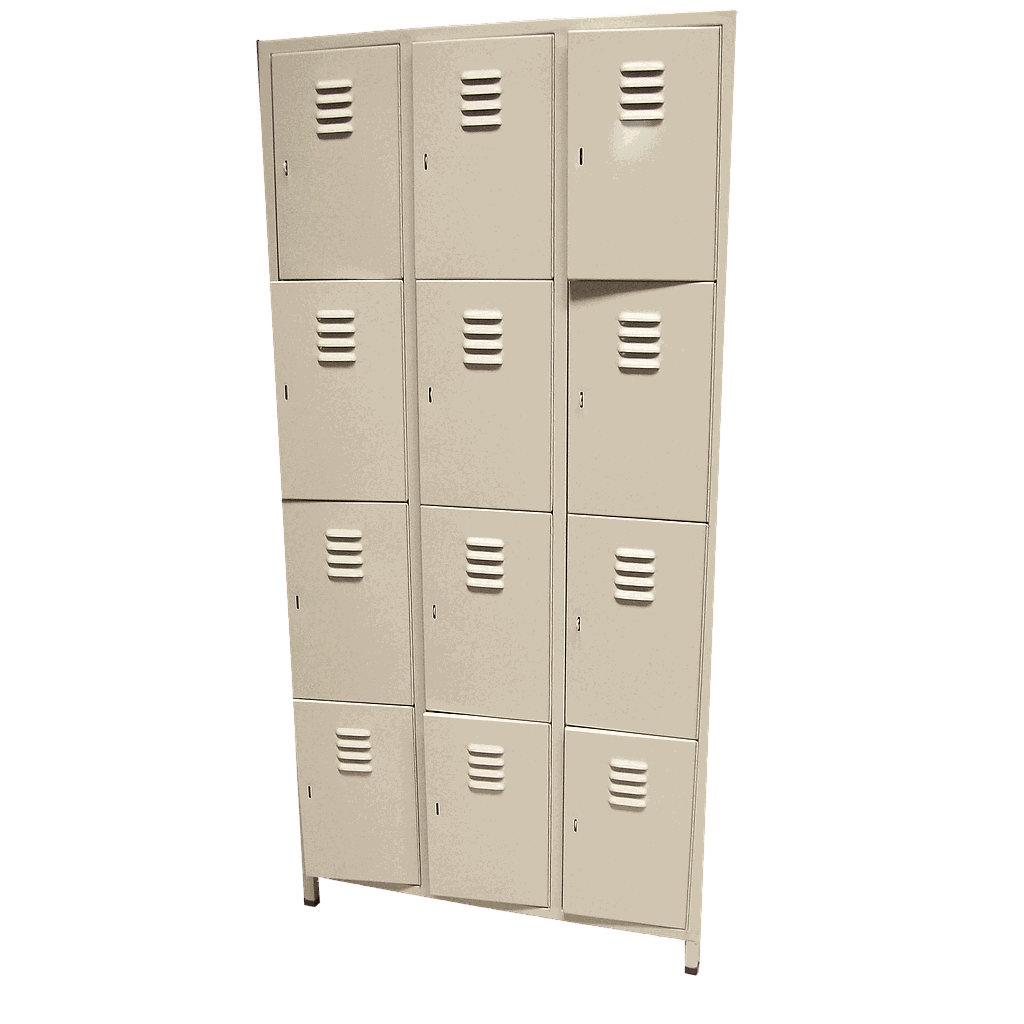 Locker metálico 12 puertas o compartimientos nacional