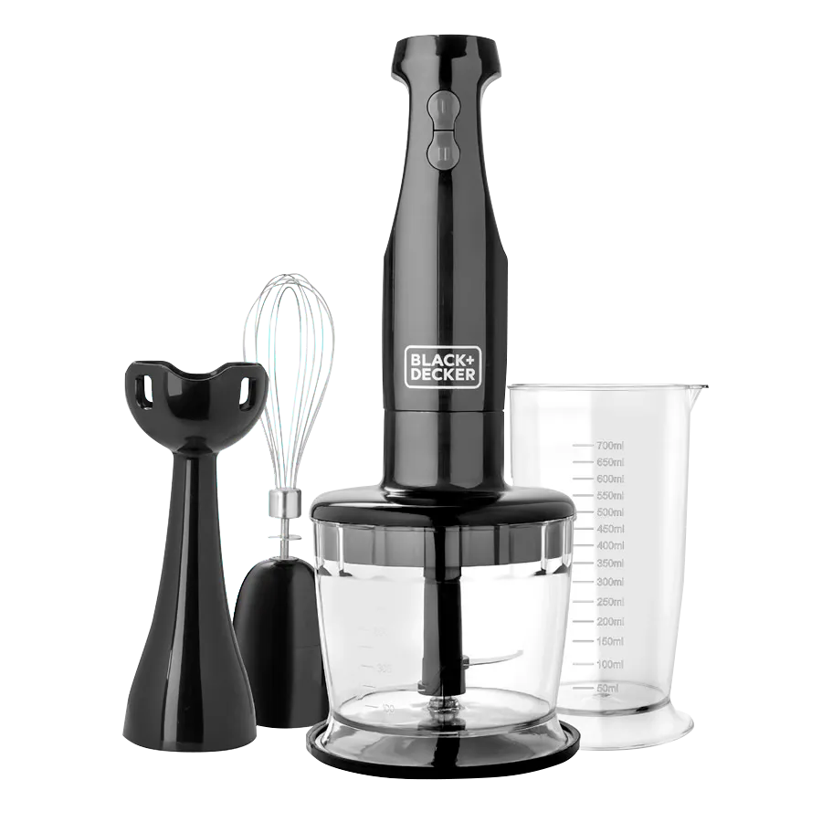Black + Decker batidora de inmersion color negra 3 en 1 HB2800B