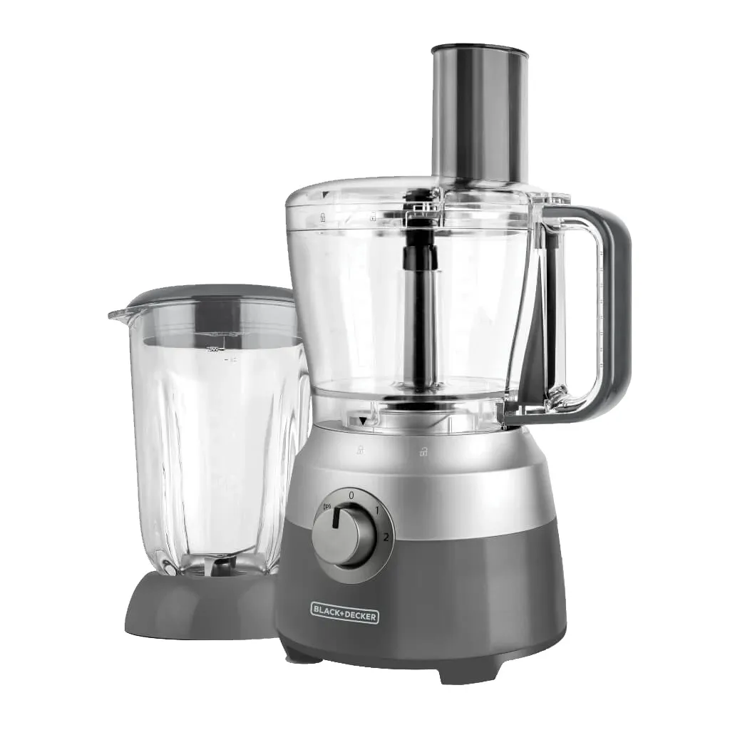 Black + Decker procesador de alimentos y licuadora 2 veloc 1.5L vidrio 600w negro FP5501B