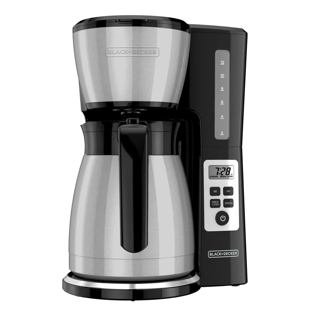 [DTF-BD00214] Black + Decker cafetera termica 12 tazas - CM2046S-LA
