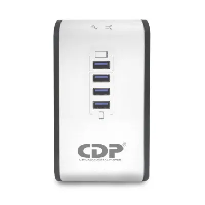 CDP regulador con 4 puertos usb /8 salidas /1000va r2cu-AVR1008