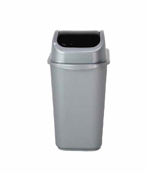 [TK-BAS-02] BASURERO C/TAPA VAIVEN 20LTS SURTIDO