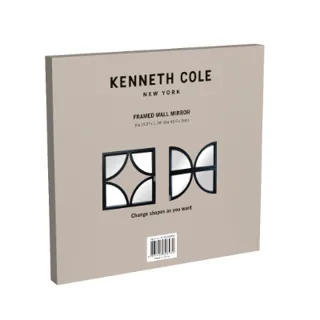 Kenneth Cole set espejos decorativos 4 piezas negro KCWF202124