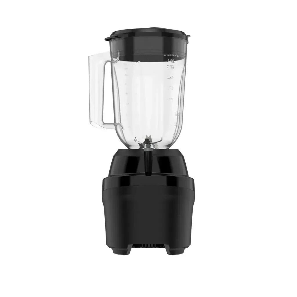 [DTF-BD00410] Black + Decker Licuadora Negra 700W, 8 Veloc Jarra de Vidrio 1.25L, Jarra de Plástico 1.65L BL0876-3BDLA