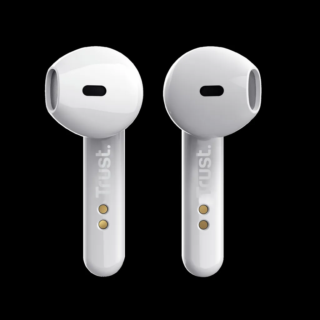 Trust audifonos bluetooth wireless color blanco c/controles tactiles - 23783