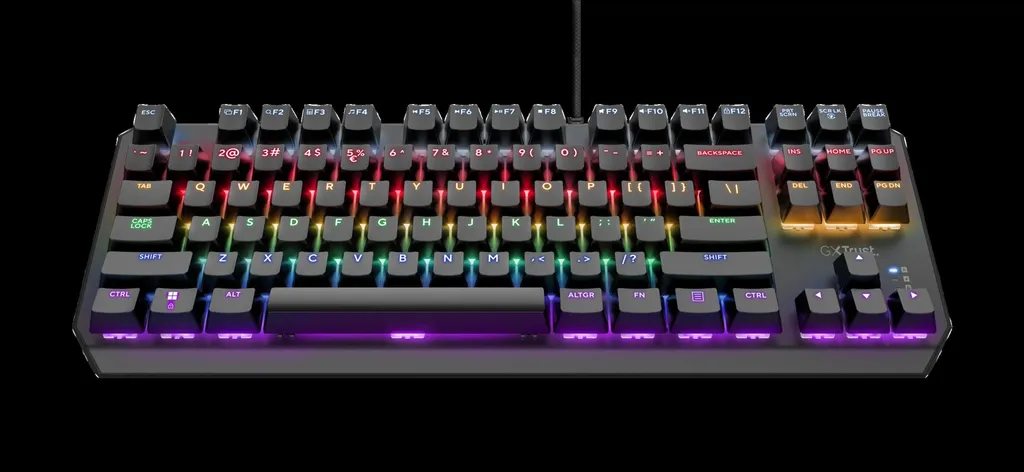[DTF-TR00099] Trust teclado mecanico gamer en español iluminado - 24407
