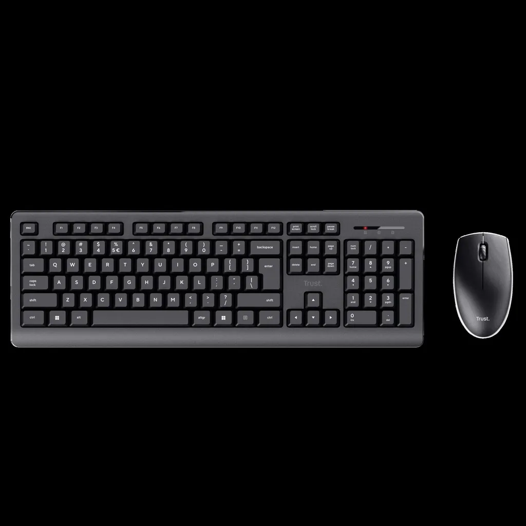 Trust teclado y mouse inalambricos en español - 25433