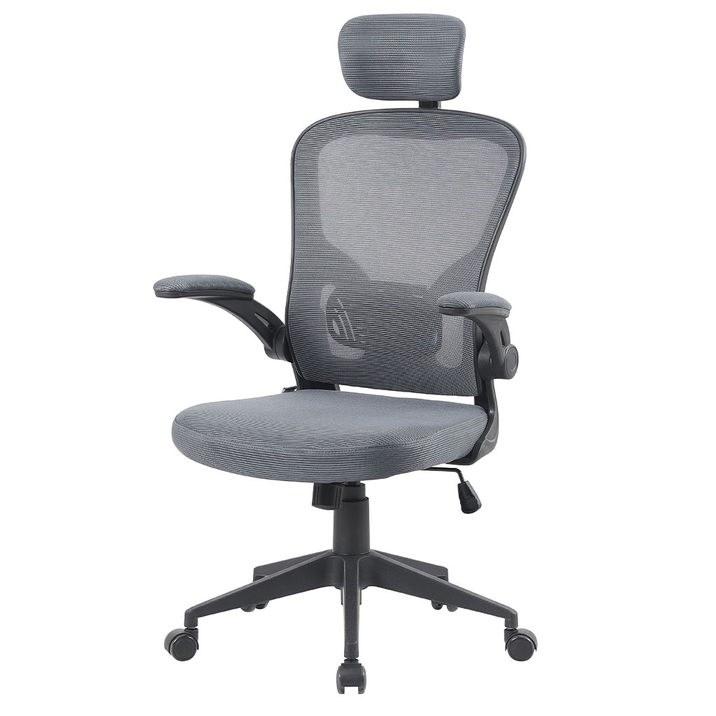 Silla Semi Ejecutiva en Malla Gris