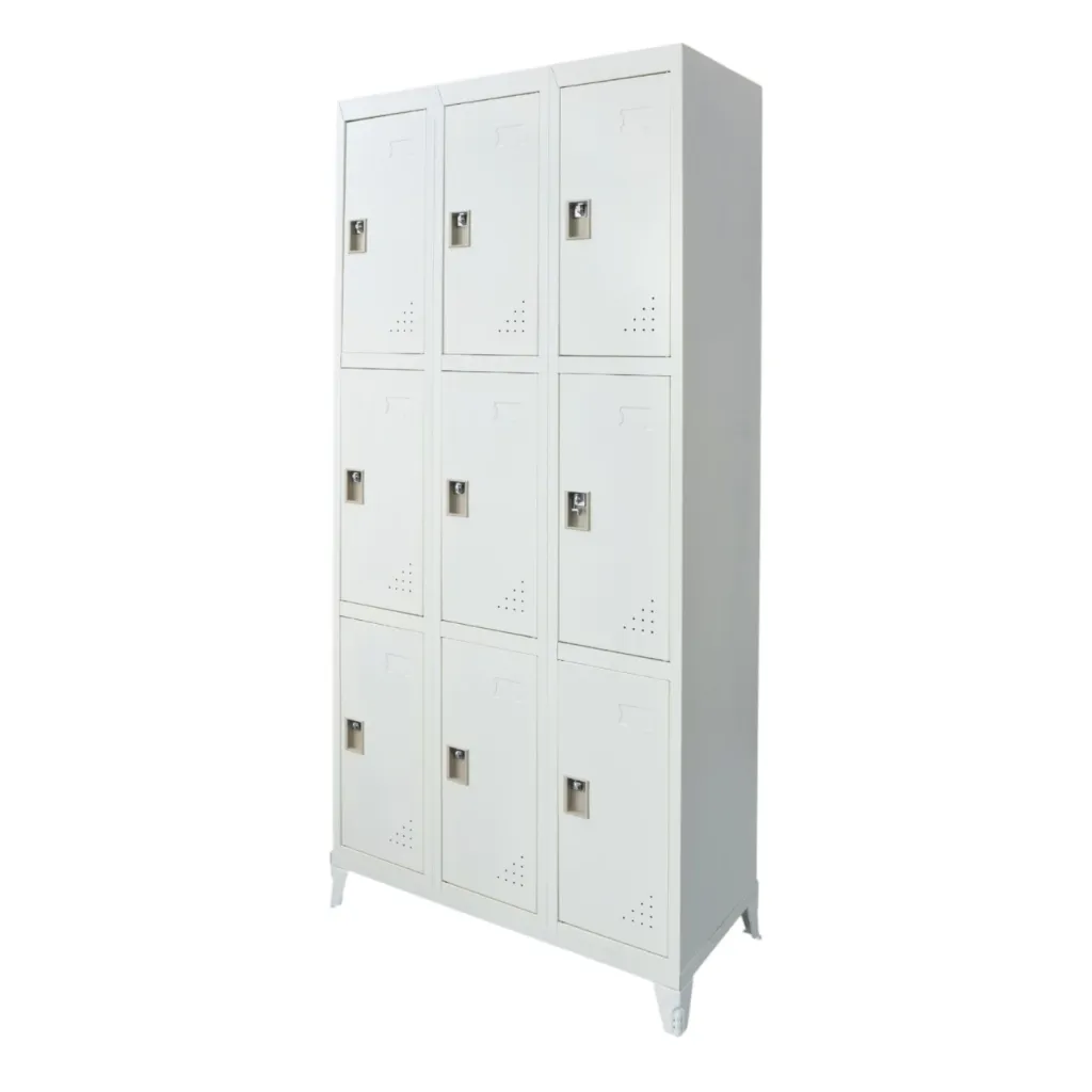 Locker metálico de 9 compartimientos