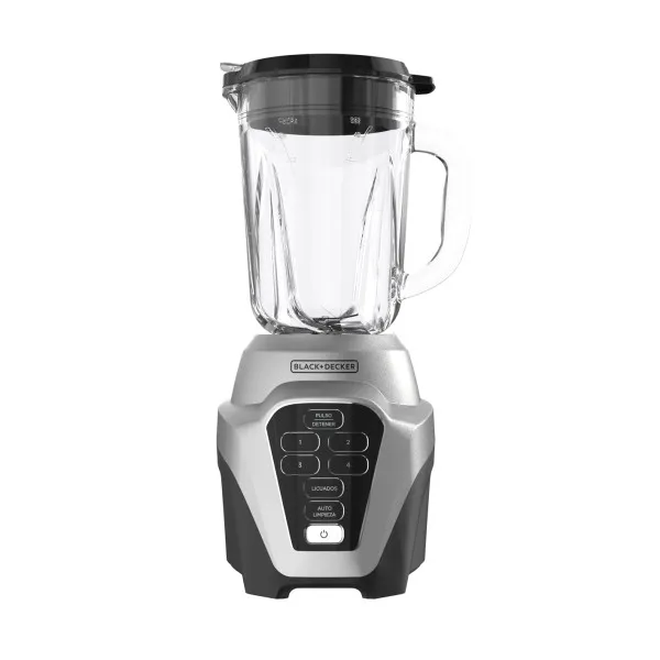 Black + Decker licuadora 4 veloc vidrio 1.5L 700w digital plateada - BL0976-1MDLA