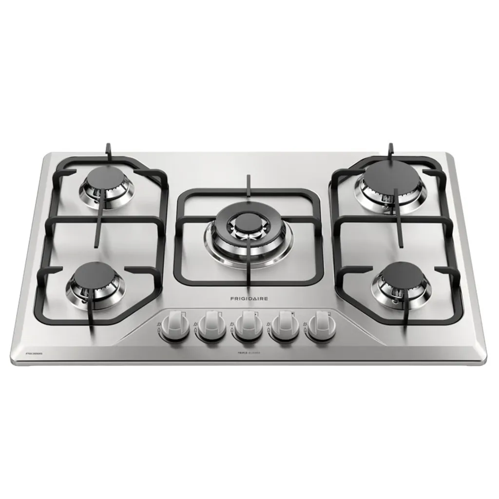 Frigidaire Plantilla De gas empotrable de 30" 5 quemadores Acero inoxidable FTGC3050XS