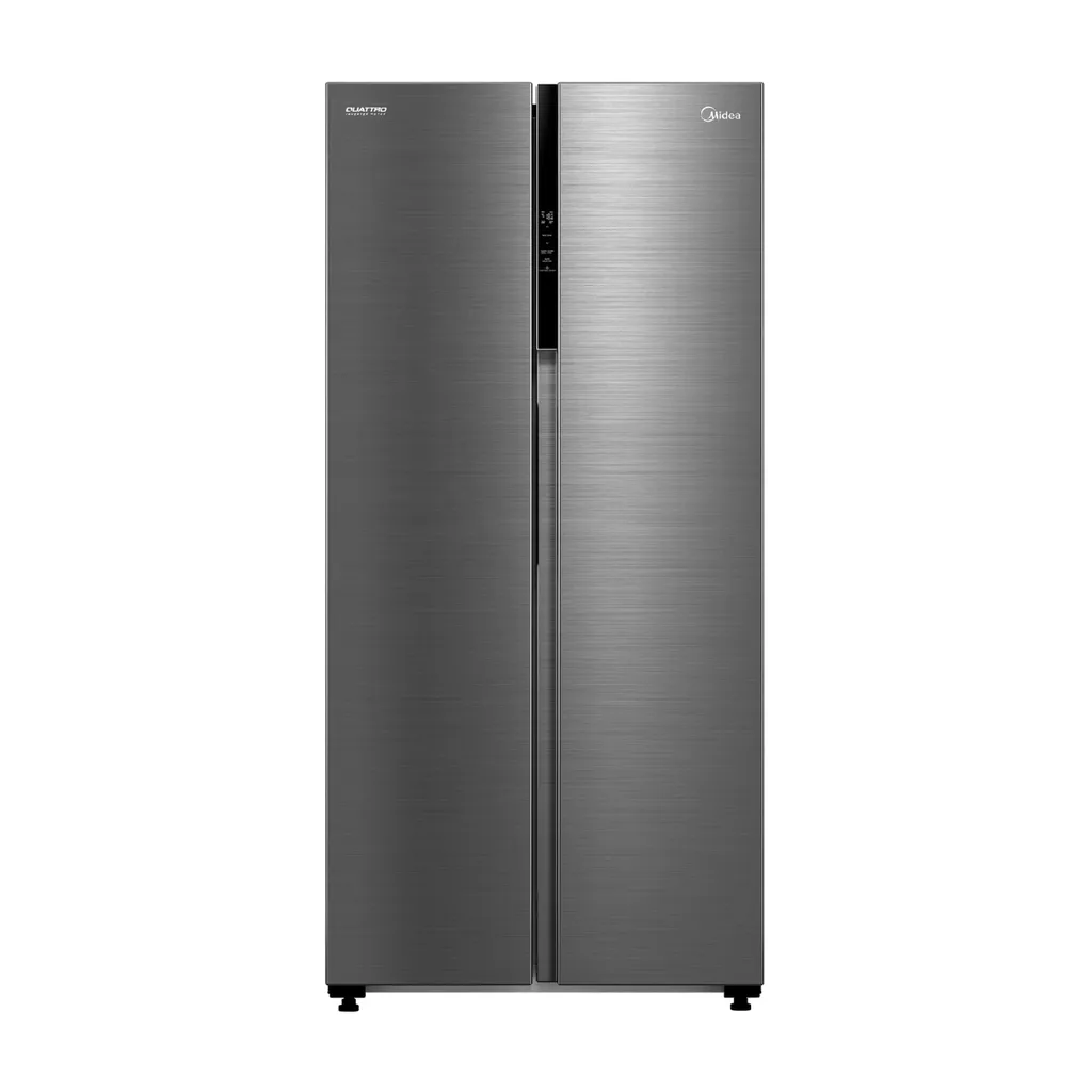 Midea Refrigerador Side by Side Inverter de 16 pies Acero inoxidable MDRS619FGM46