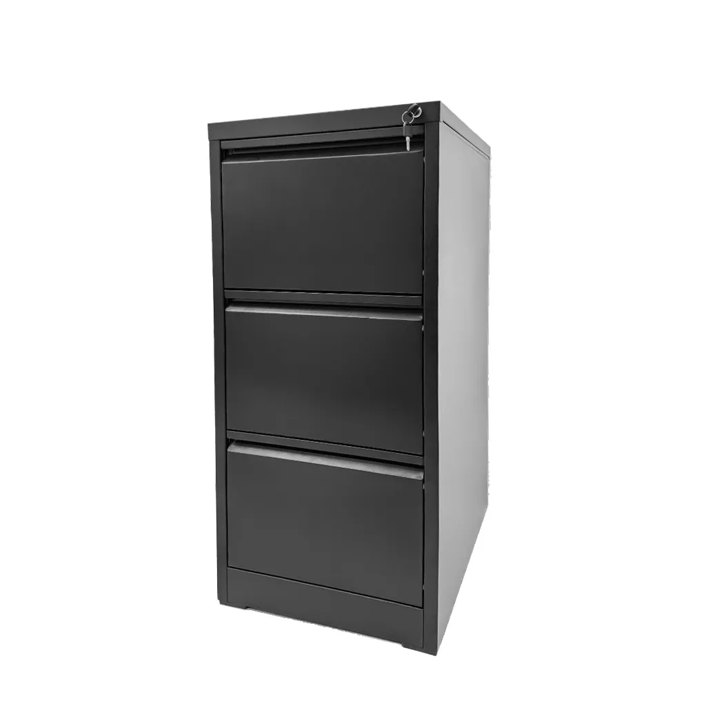 ARCHIVERO 3 GAVETAS NEGRO