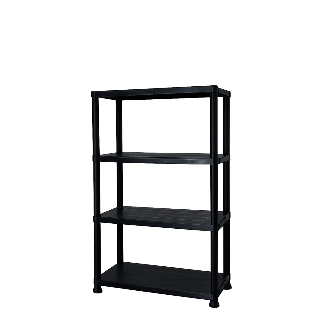 ESTANTE PLASTICO 4 NIVELES 90CMX40CMX138CM