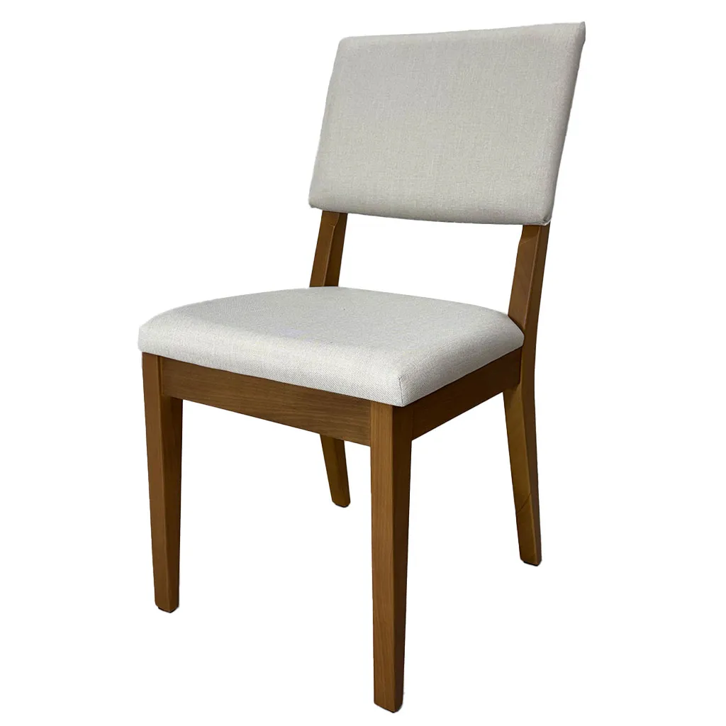 SILLA COMEDOR MADERA BEIGE